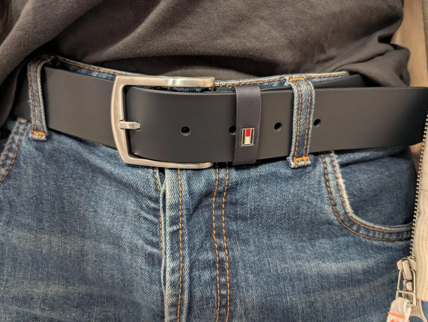 Tommy Hilfiger New Denton 4.0 cintura pelle uomo