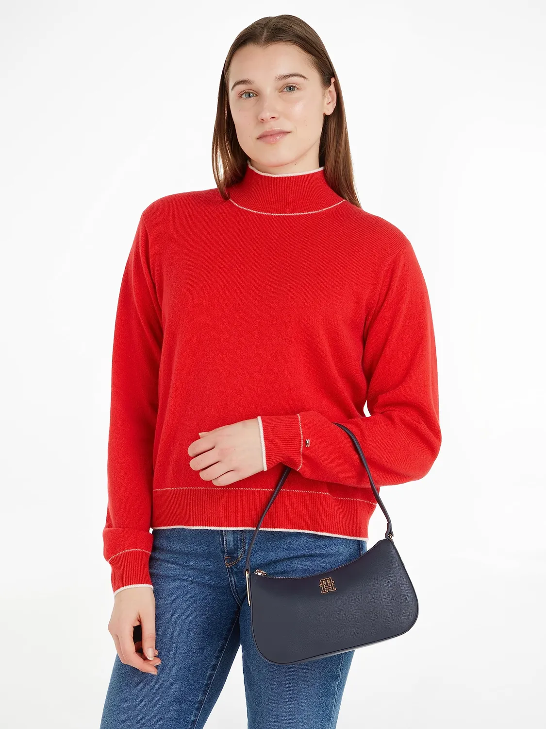 Tommy Hilfiger Timeless borsa donna space blue con zip