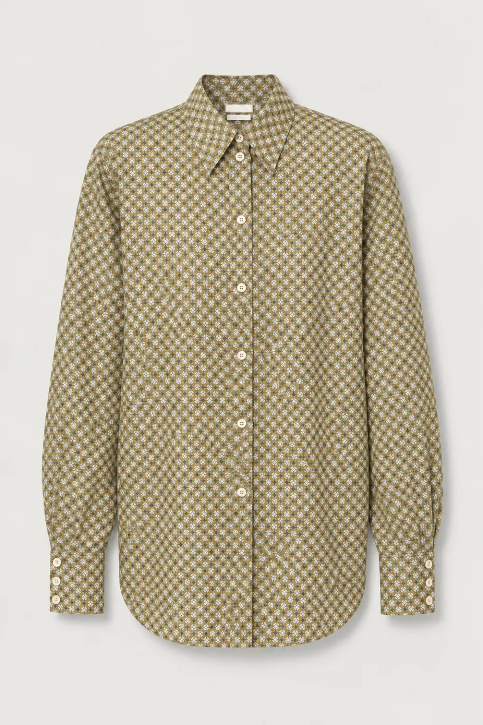 Massimo Alba Selma camicia donna nugget gold cotone