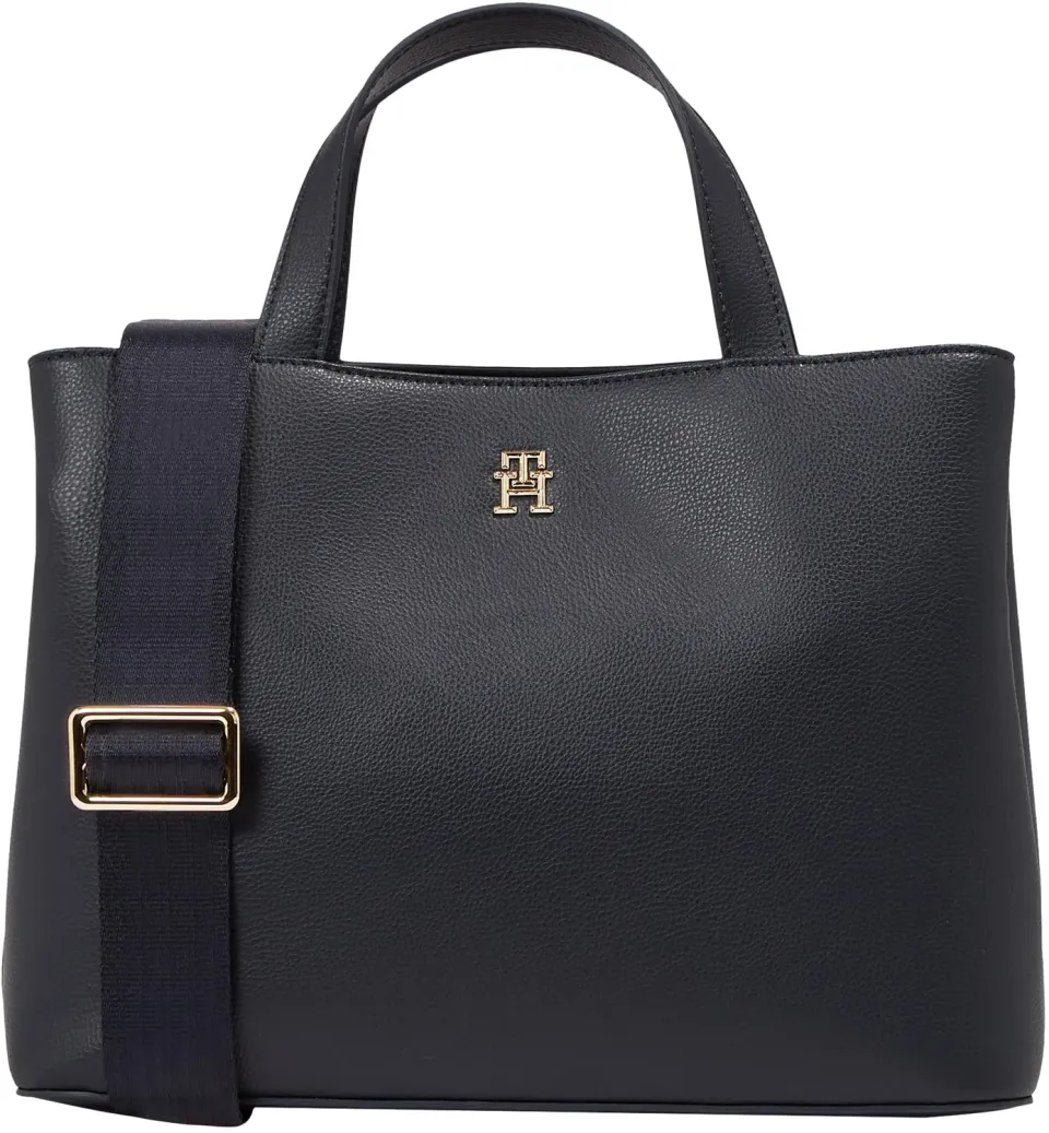 Tommy Hilfiger TH Essential Satchel Borsa Donna Blu