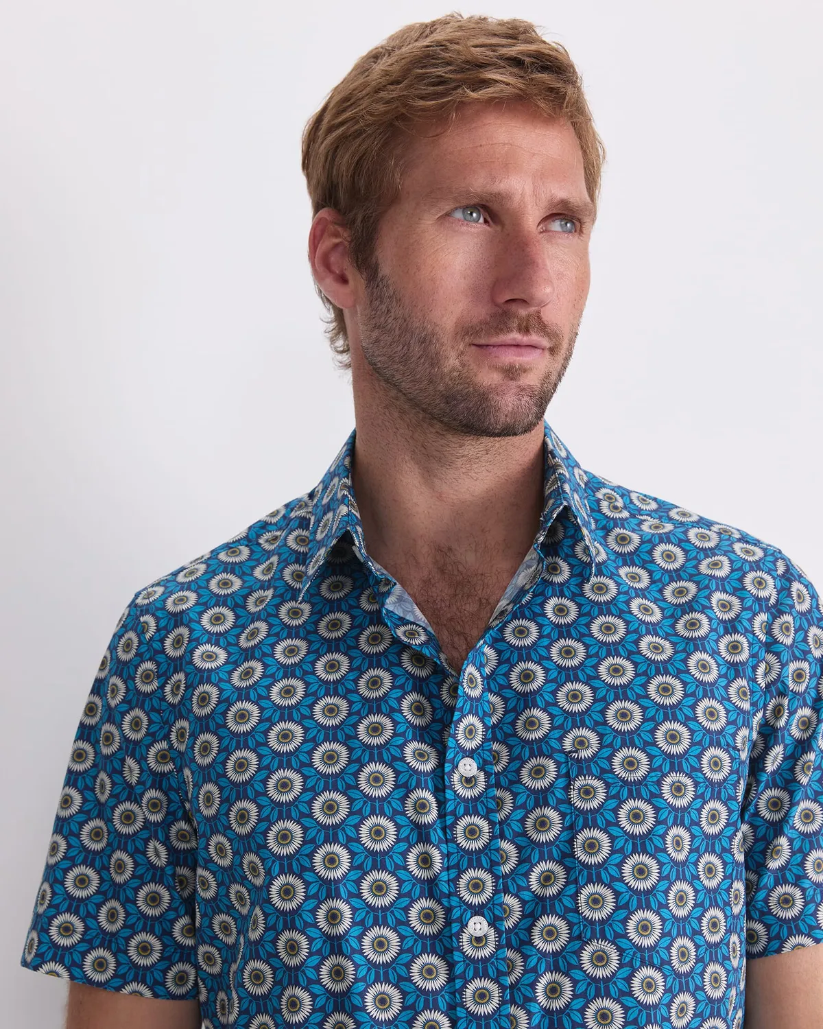 Sportscraft Walter camicia manica corta stampa Liberty
