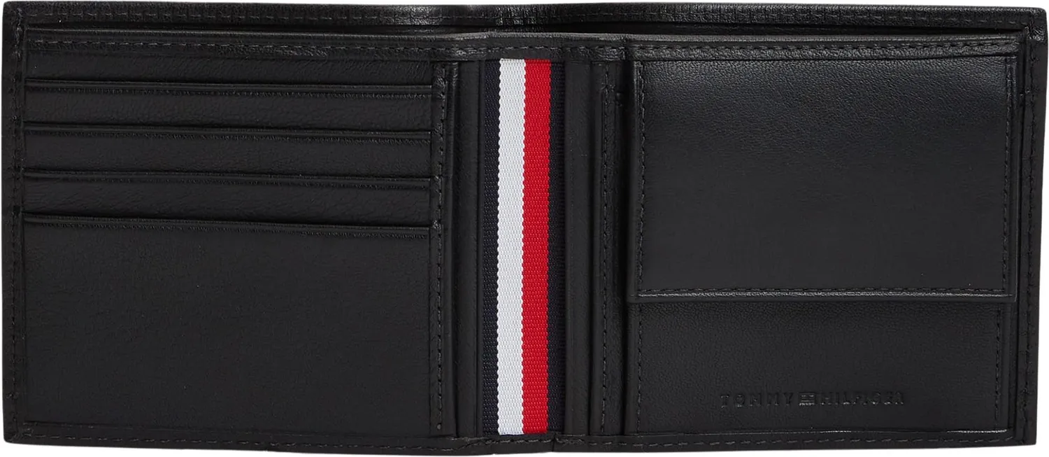 Tommy Hilfiger AM0AM14795 portafoglio bifold nero uomo