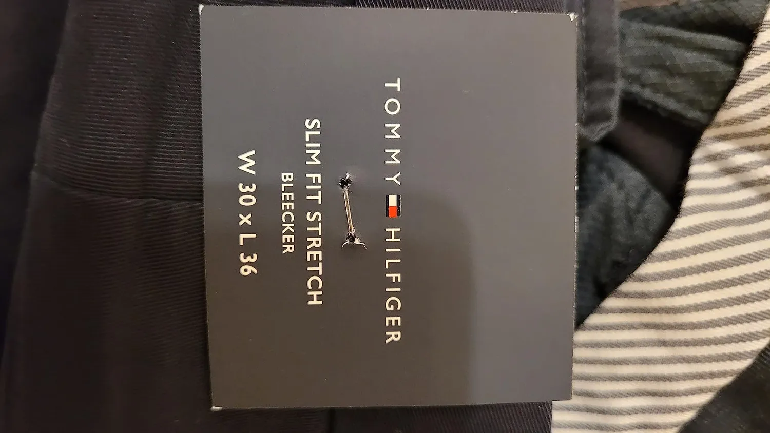 Tommy Hilfiger Bleecker 1985 chino uomo cotone Pima khaki