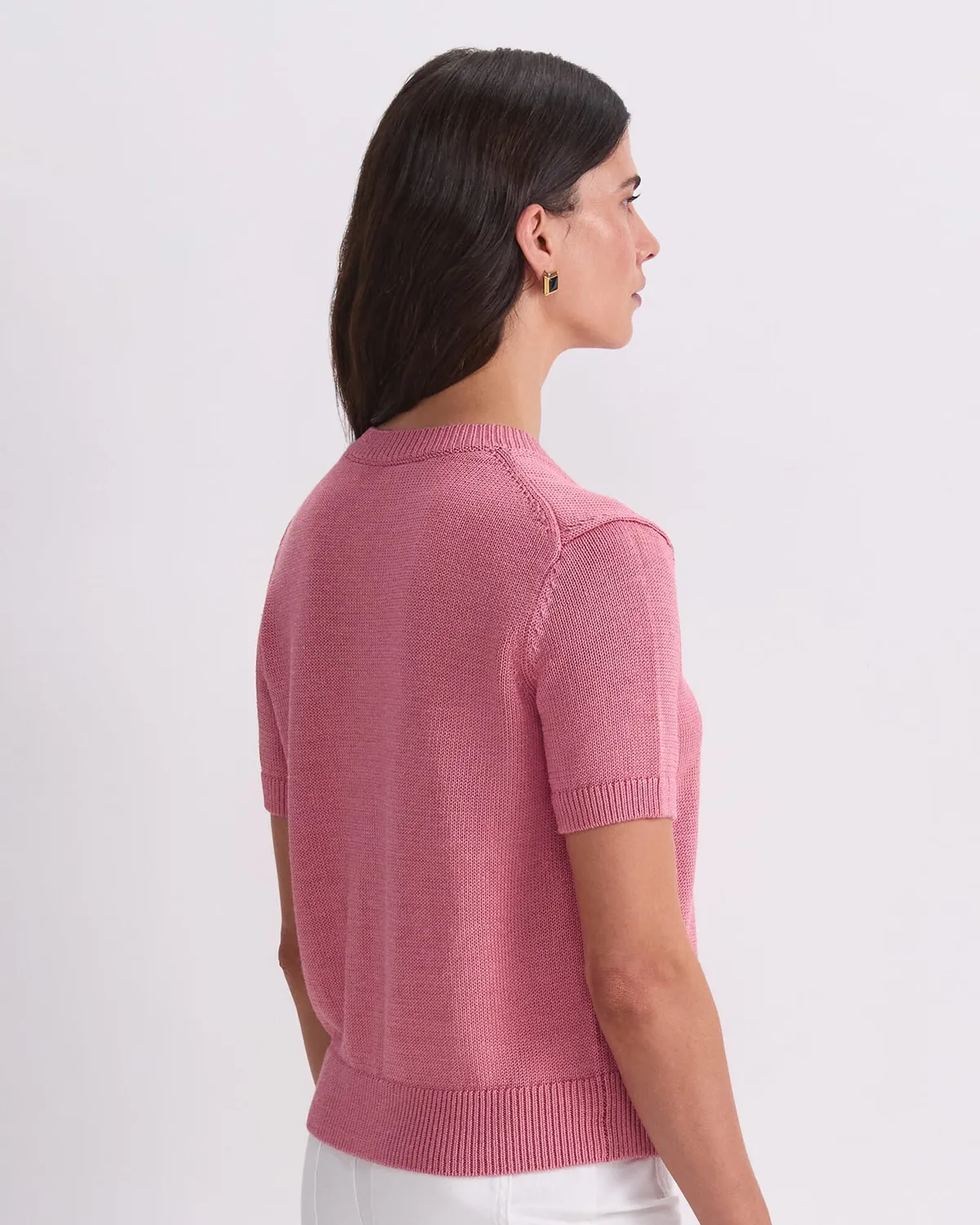 Sportscraft Linen Blend cardigan donna maniche corte