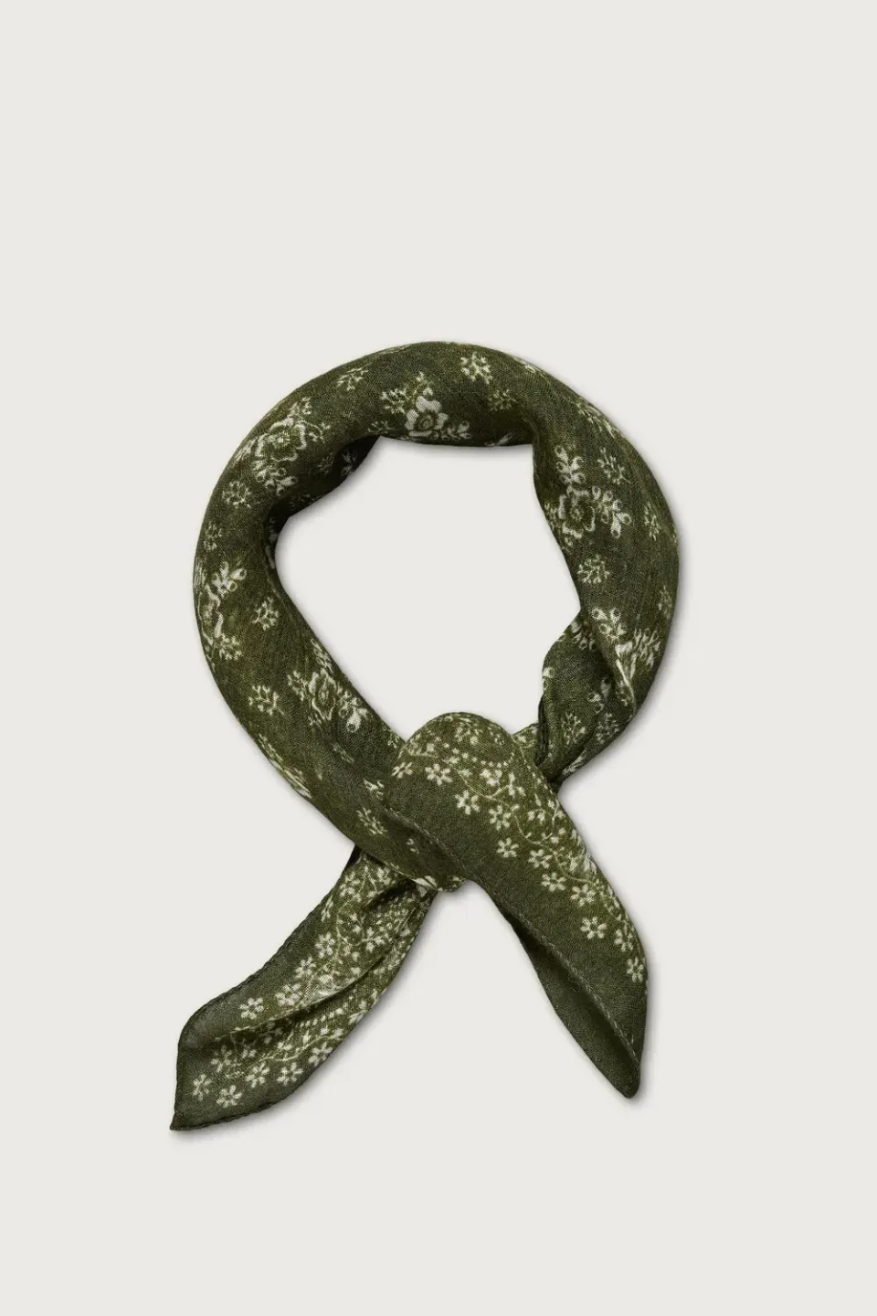 Massimo Alba Bandana foulard military cashmere seta