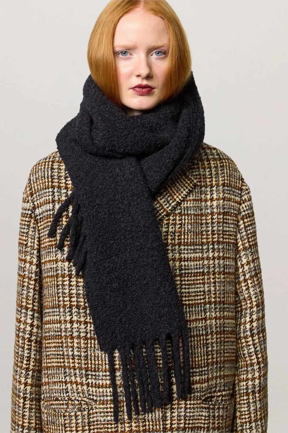 Massimo Alba OLLIE sciarpa alpaca nero