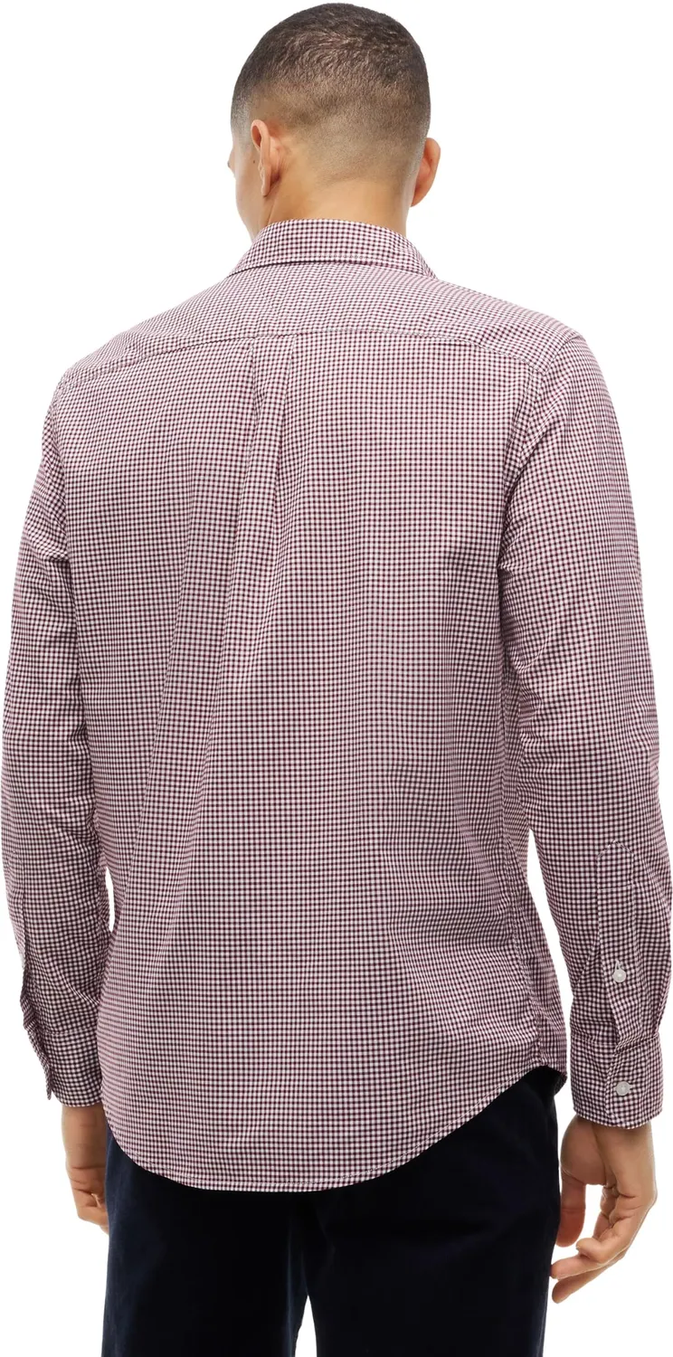 Tommy Hilfiger Flex Poplin Gingham camicia uomo quadri