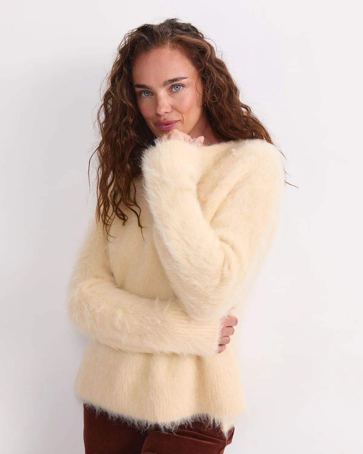 Sportscraft Alpaca Blend maglione alpaca donna scollo tondo