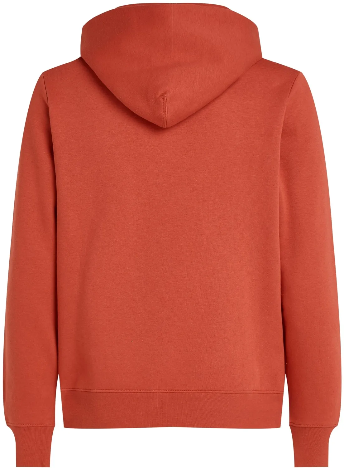 Tommy Hilfiger Chest Stripe felpa uomo rossa con cappuccio