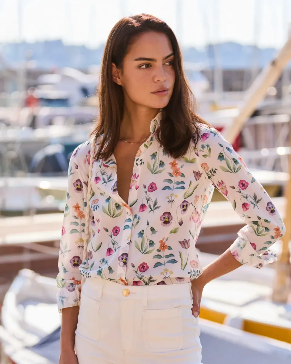 Sportscraft Floral Majesty camicia donna cotone Liberty