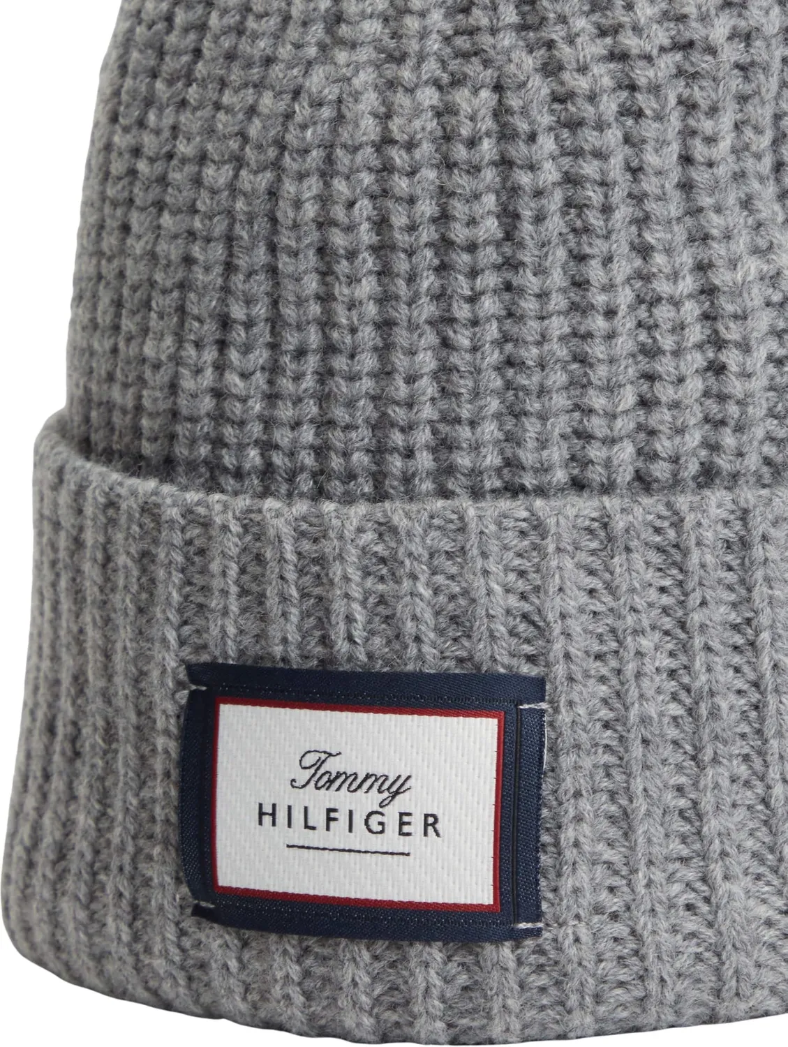 Tommy Hilfiger TH Wool Beanie AM0AM14526 berretto grigio
