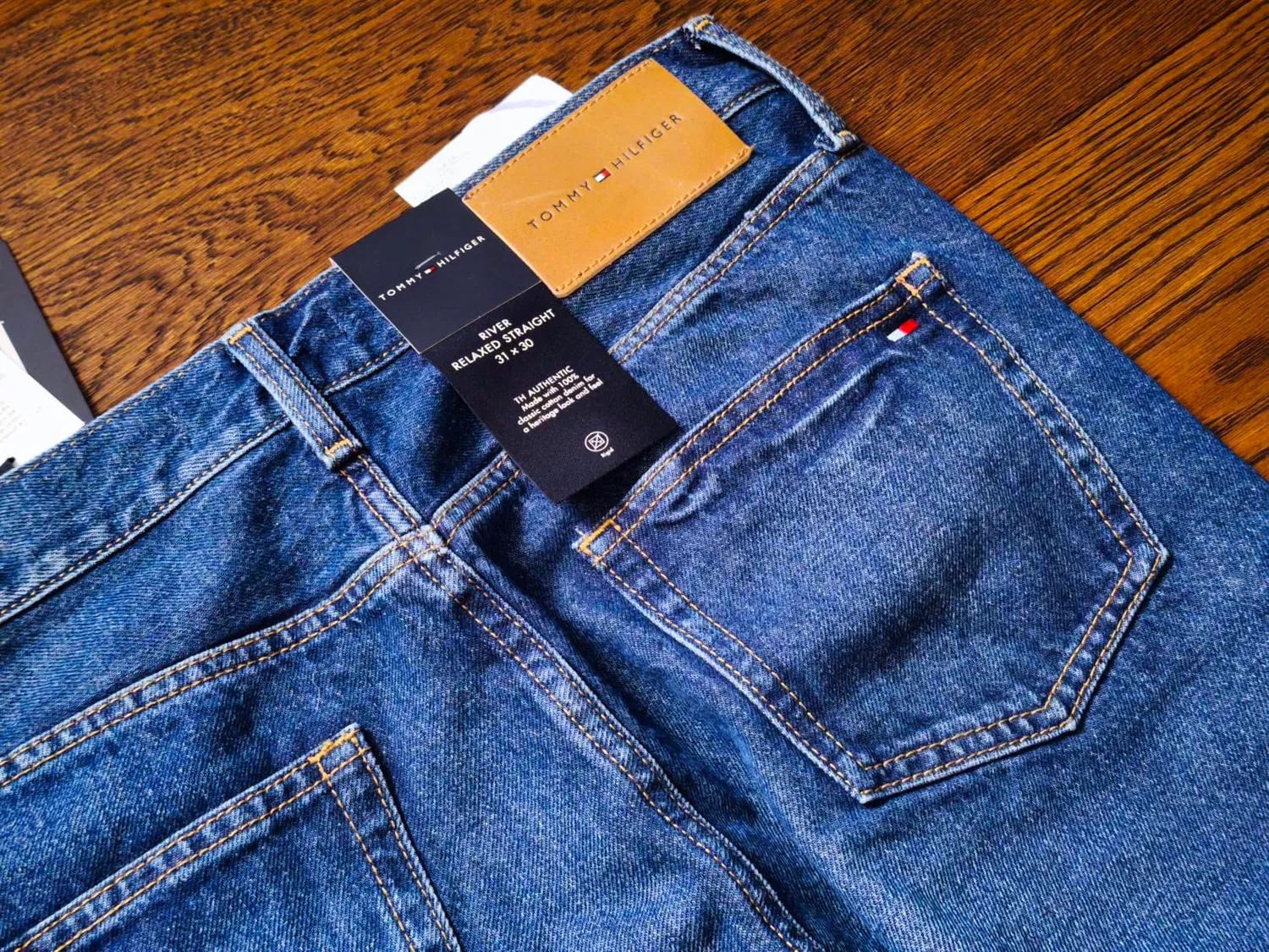 Tommy Hilfiger MW0MW42328 jeans uomo 36W/32L blu