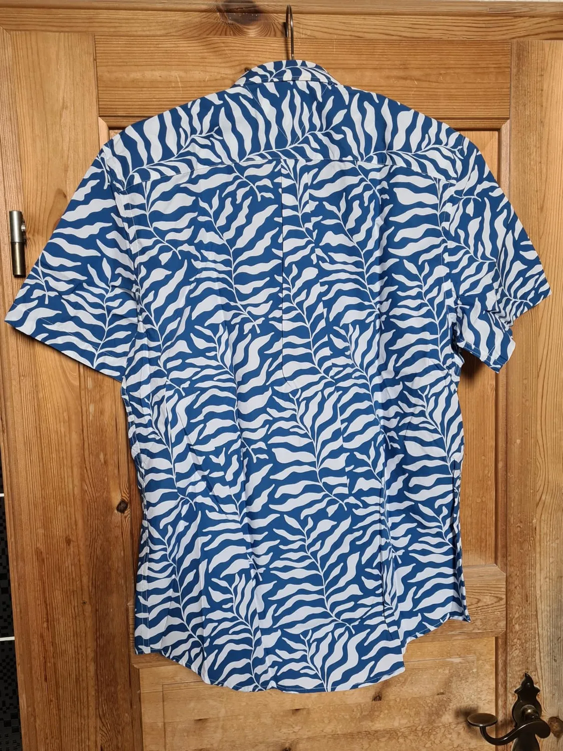 Tommy Hilfiger Papertouch Palm MW0MW42410 camicia uomo L palme