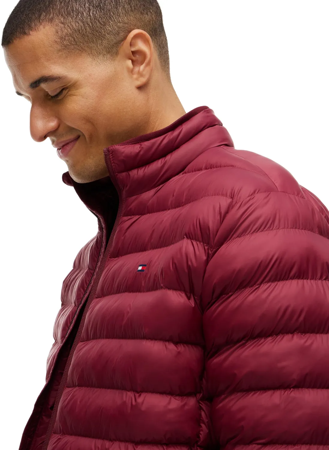 Tommy Hilfiger Packable MW0MW37634 giacca uomo L bordeaux