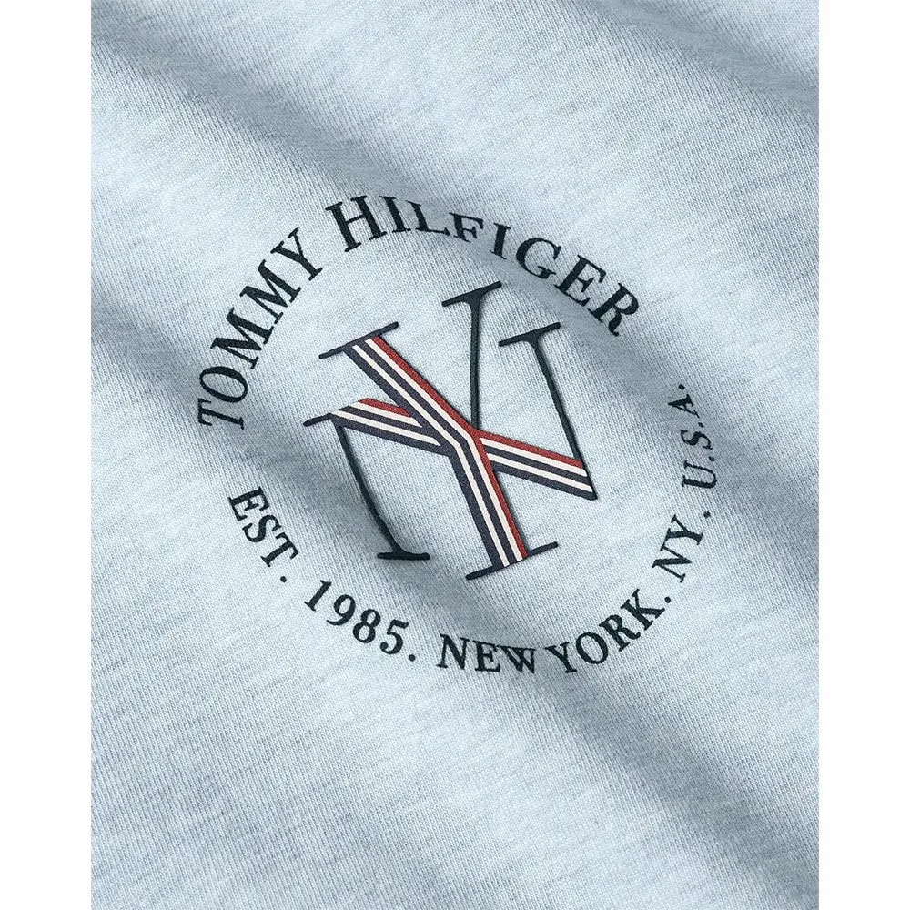 Tommy Hilfiger Reg NYC Roundall Top Donna Manica Corta Girocollo