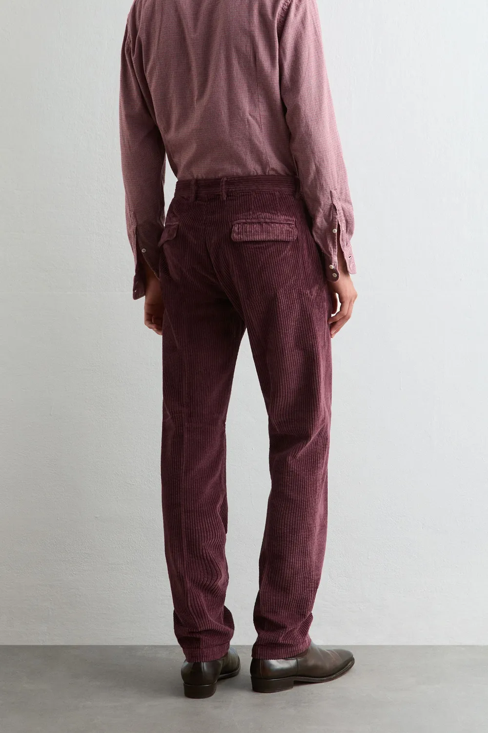 Massimo Alba Ionio2 pantaloni velluto cotone Rose Brown