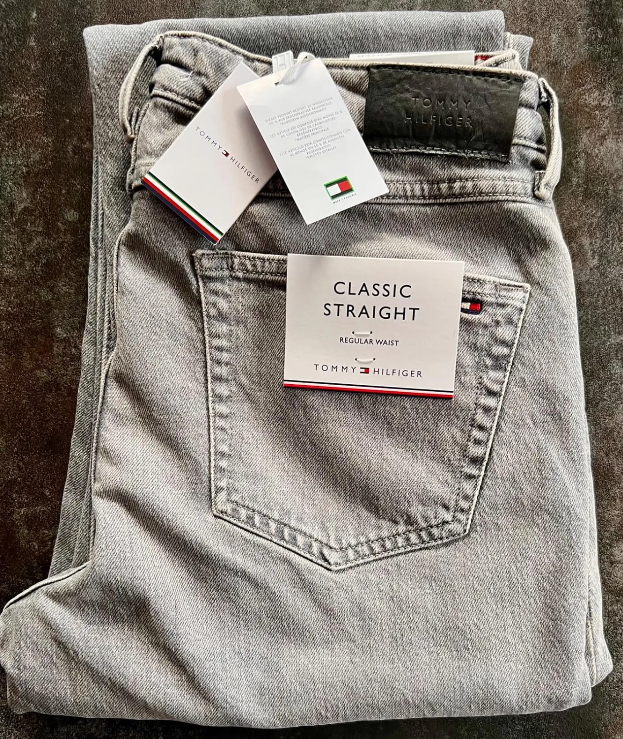 Tommy Hilfiger Noe Straight jeans donna gamba dritta blu