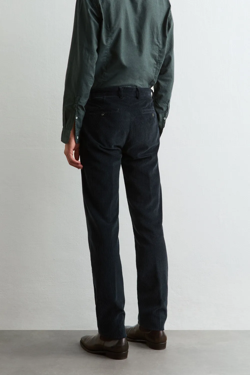 Massimo Alba Sloop abito velluto dark blue