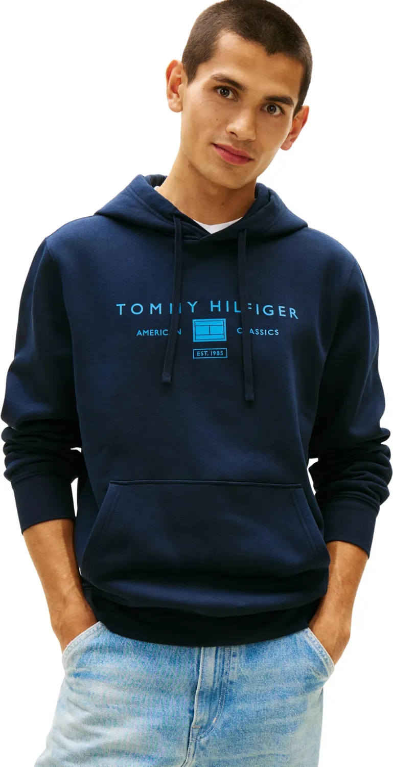 Tommy Hilfiger Brand Love Hoody MW0MW42464 Felpa Uomo Cotone