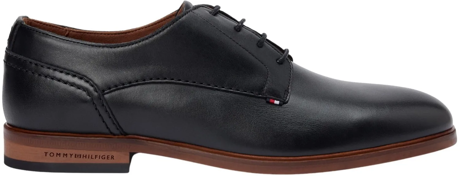 Tommy Hilfiger FM0FM05777 derby uomo nere pelle