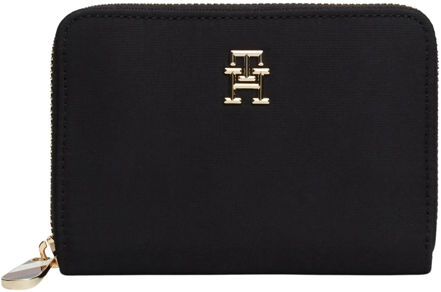 Tommy Hilfiger Poppy portafoglio donna zip nero