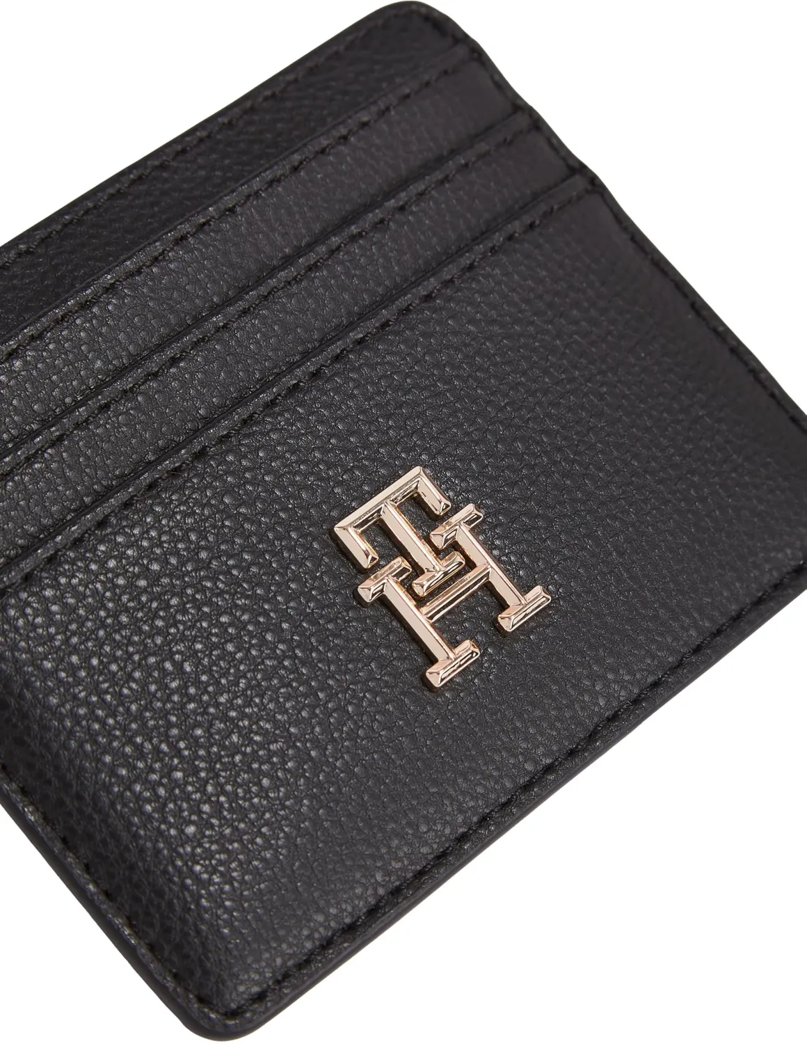 Tommy Hilfiger Soft Logotape Piccolo portacarte nero unico