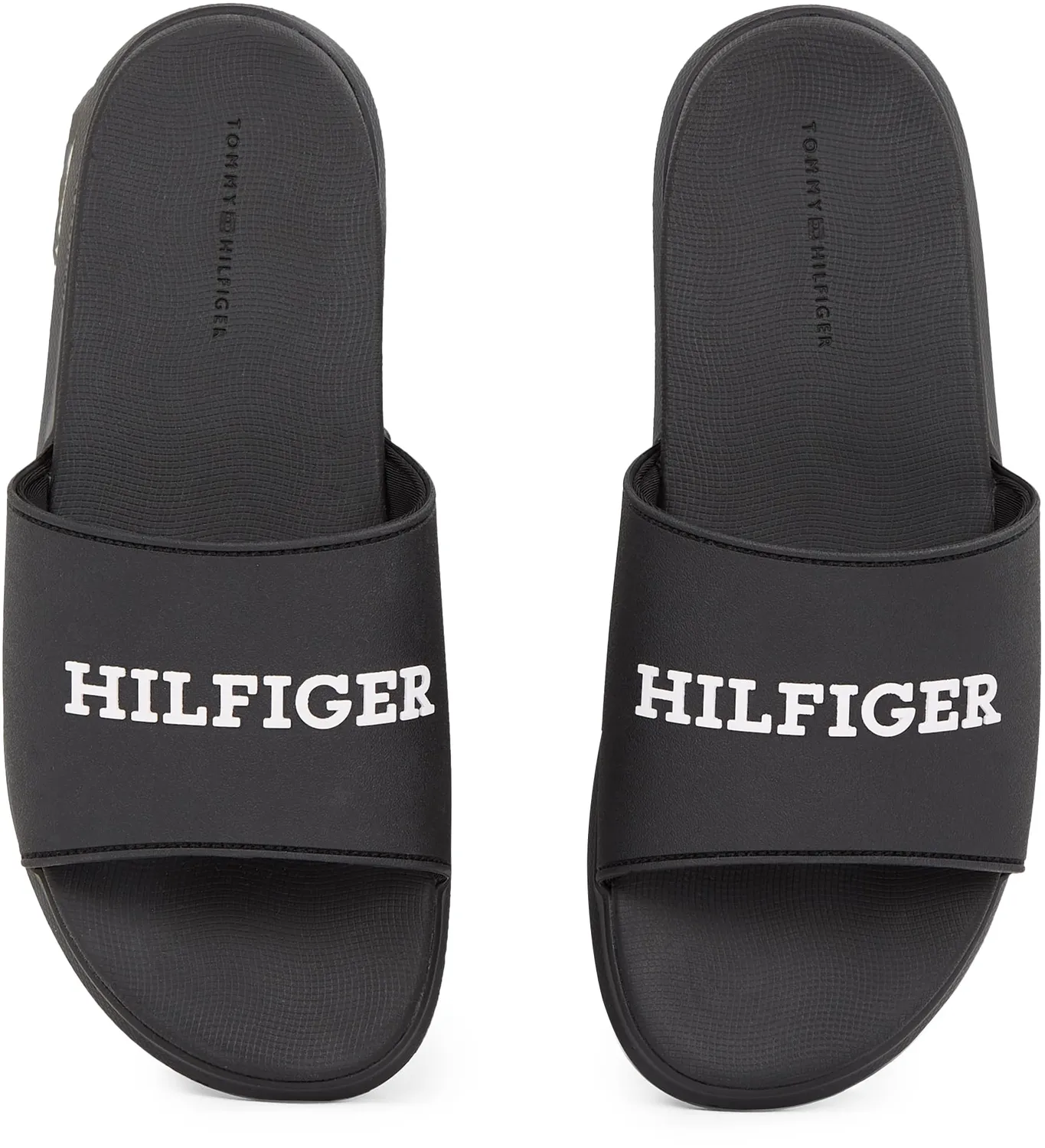 Tommy Hilfiger Dual Density Pool Slide ciabatte uomo 46 nere logo