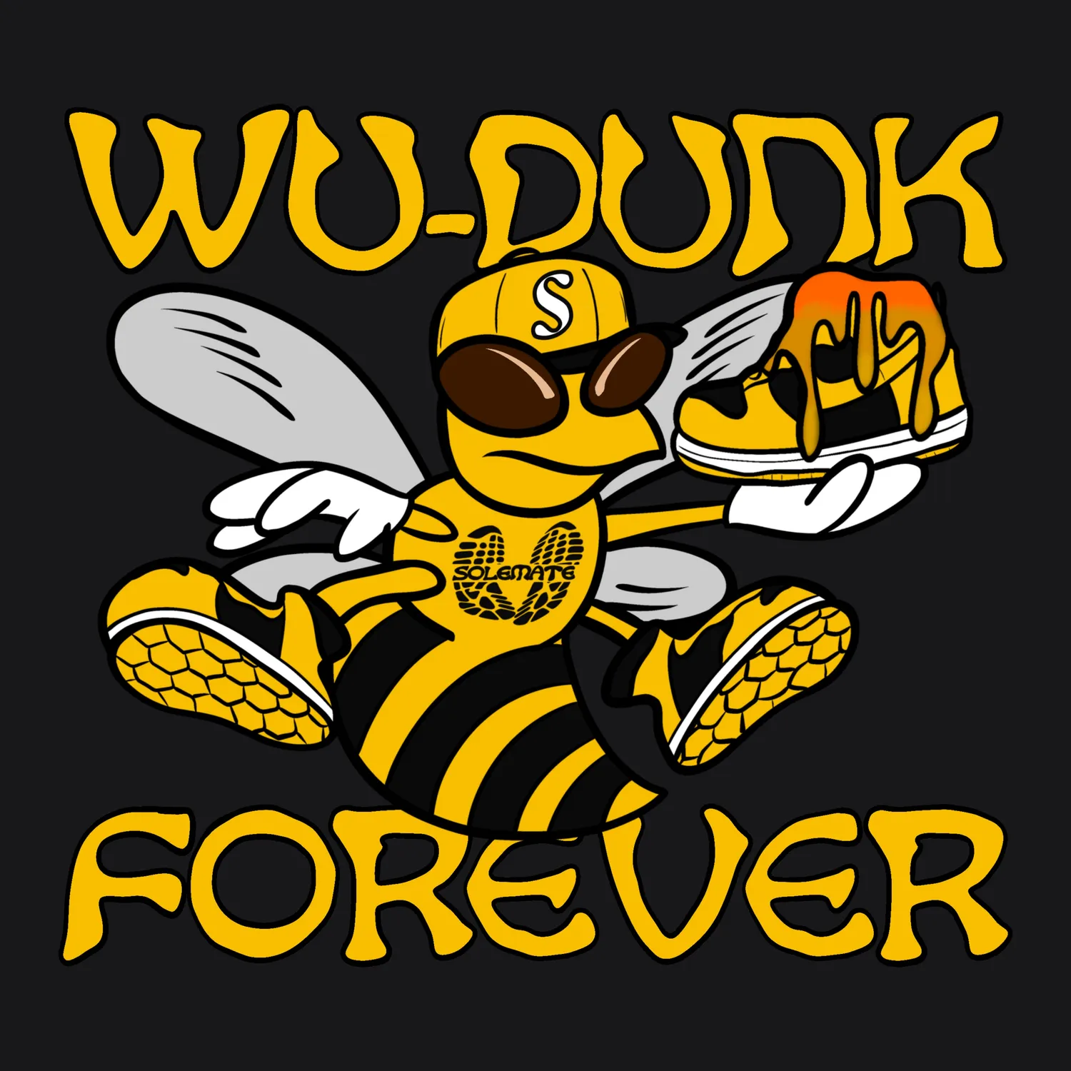 Solemate Wu-Dunk Forever felpa nera cotone