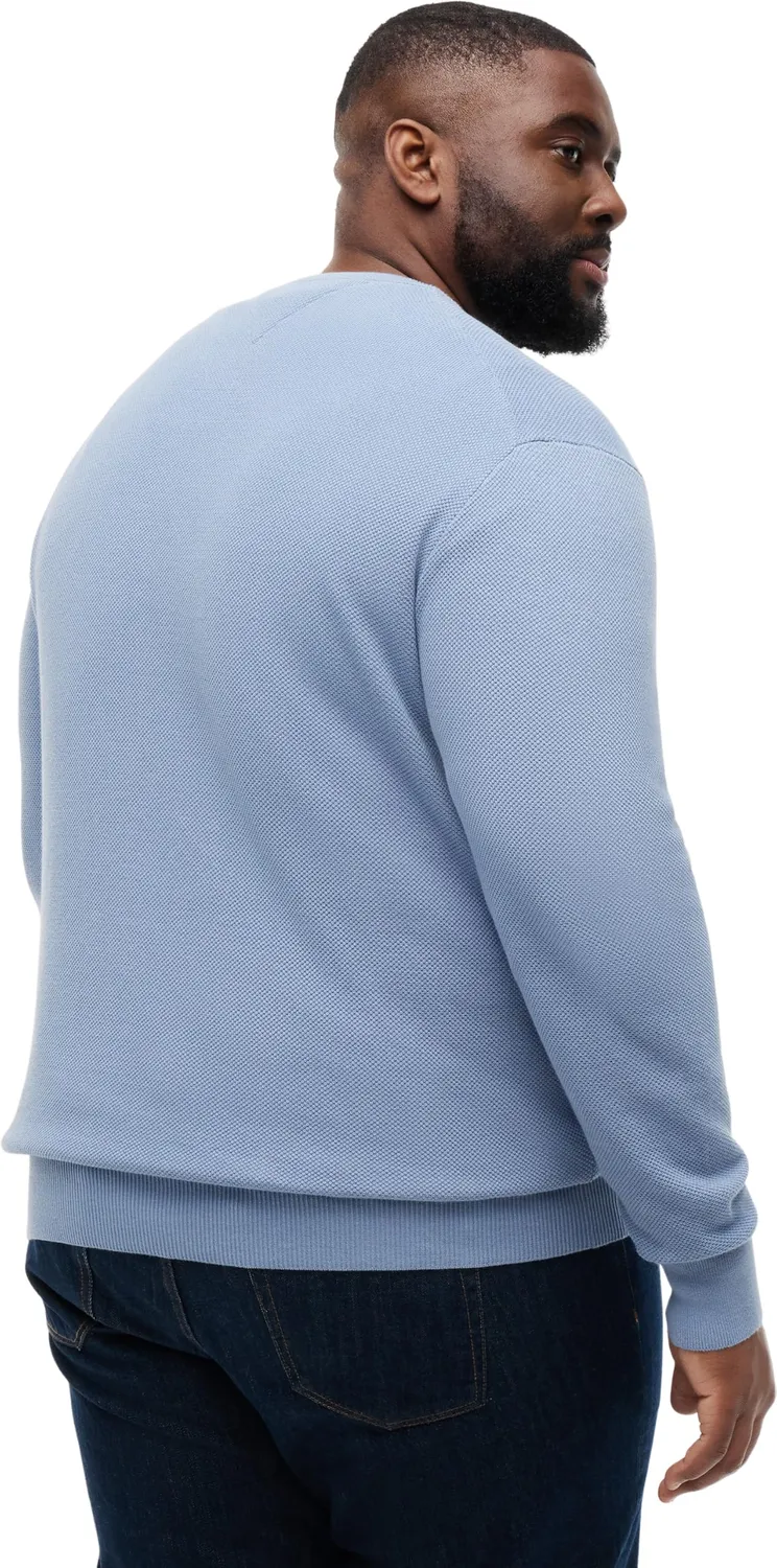 Tommy Hilfiger Essential maglione uomo blu girocollo 3XL Plus