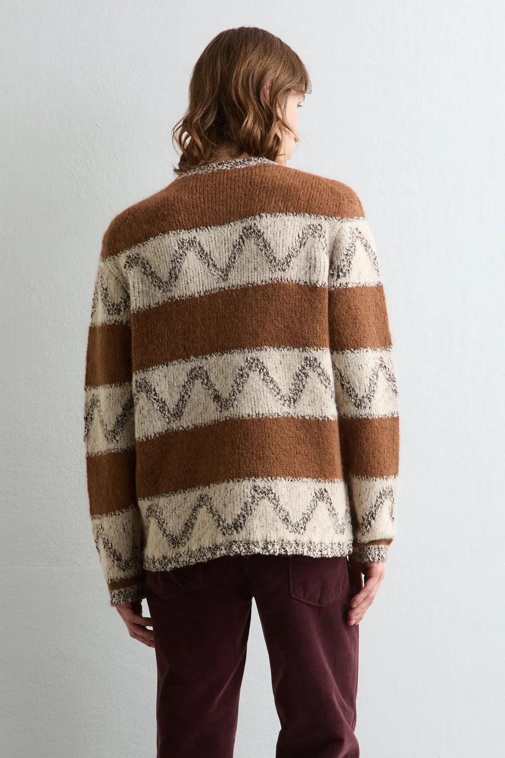 Massimo Alba Thierry maglione cookie jacquard