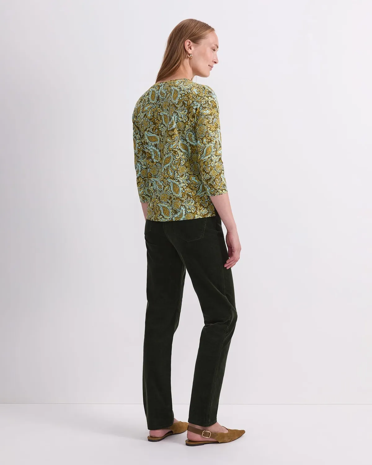 Sportscraft Paisley Mercerised Tee maglietta donna
