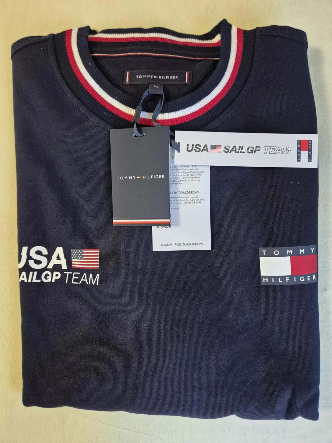 Tommy Hilfiger Sailgp Crewneck Felpa Uomo XXL Grafica