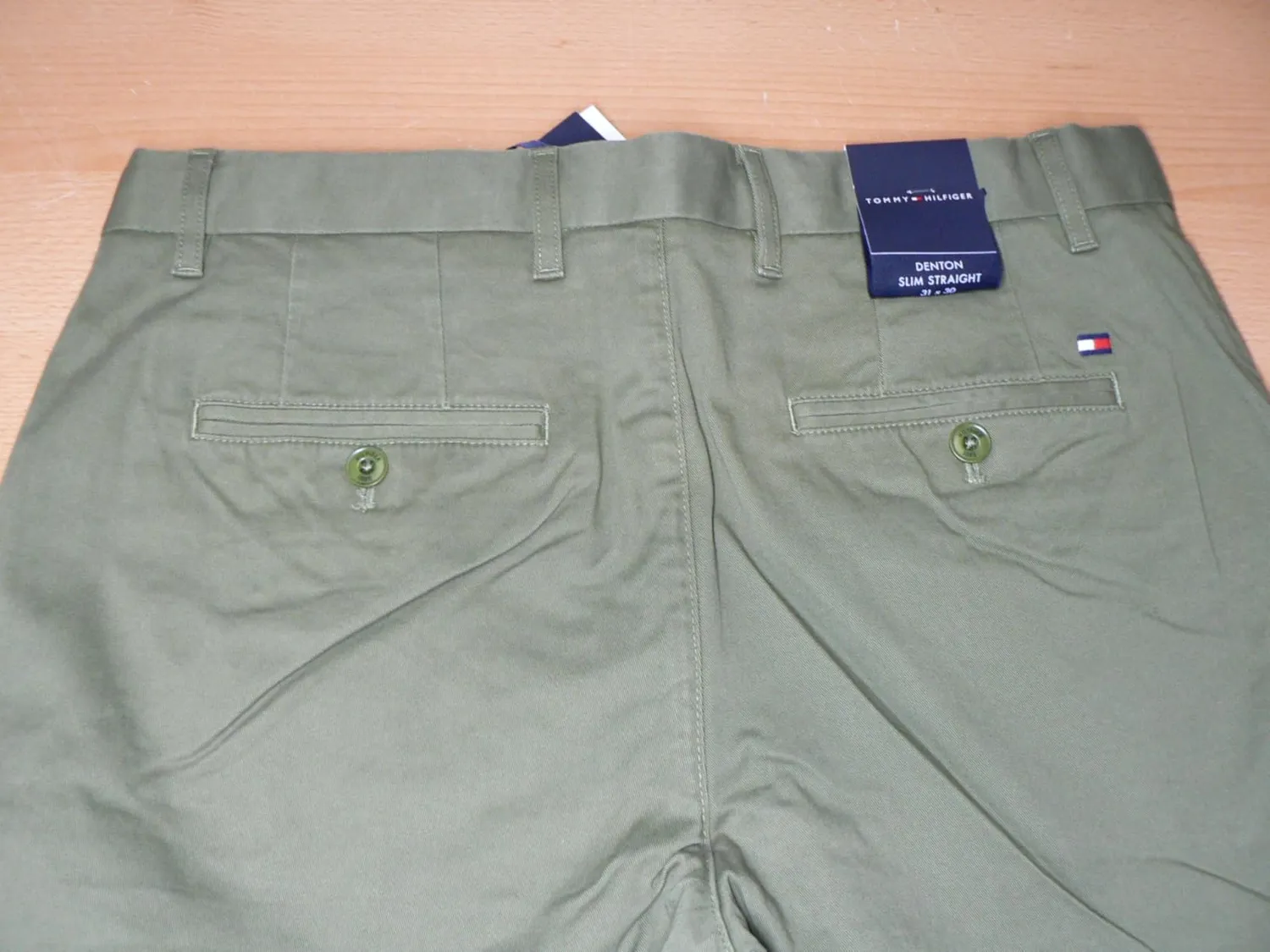 Tommy Hilfiger Denton 1985 MW0MW25964 chino uomo 36W/32L pima