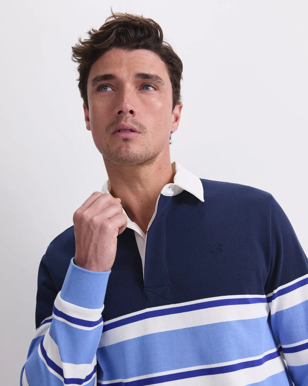 Sportscraft Stripe Rugby polo manica lunga righe
