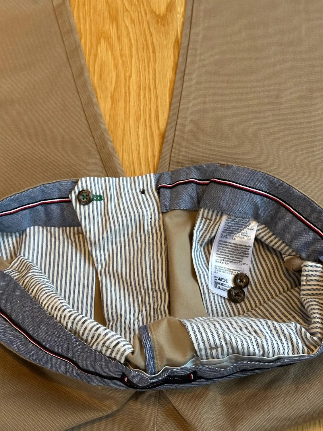 Tommy Hilfiger Denton Straight Leg chino uomo blu cotone elasticizzato