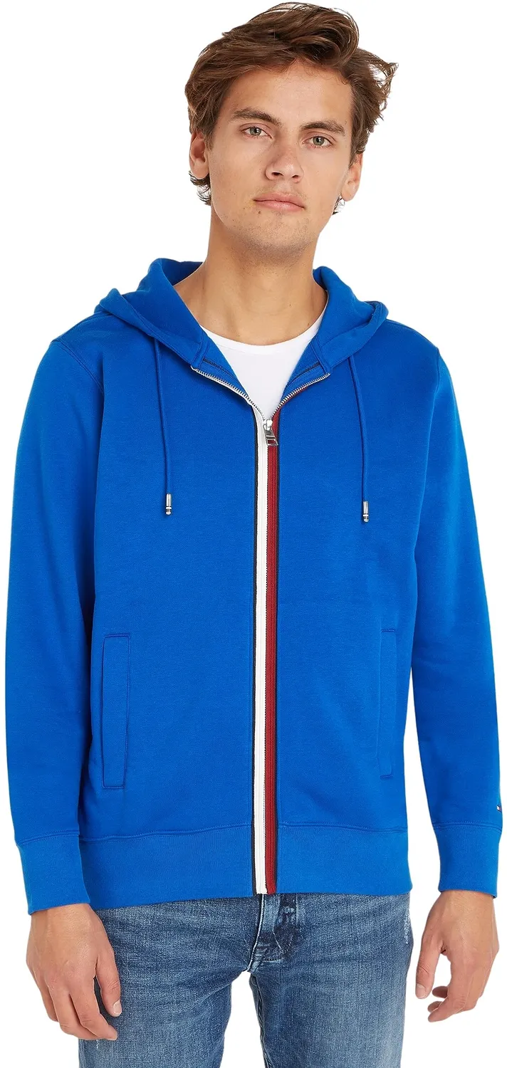 Tommy Hilfiger Felpa Cappuccio Zip Uomo Ultra Blue