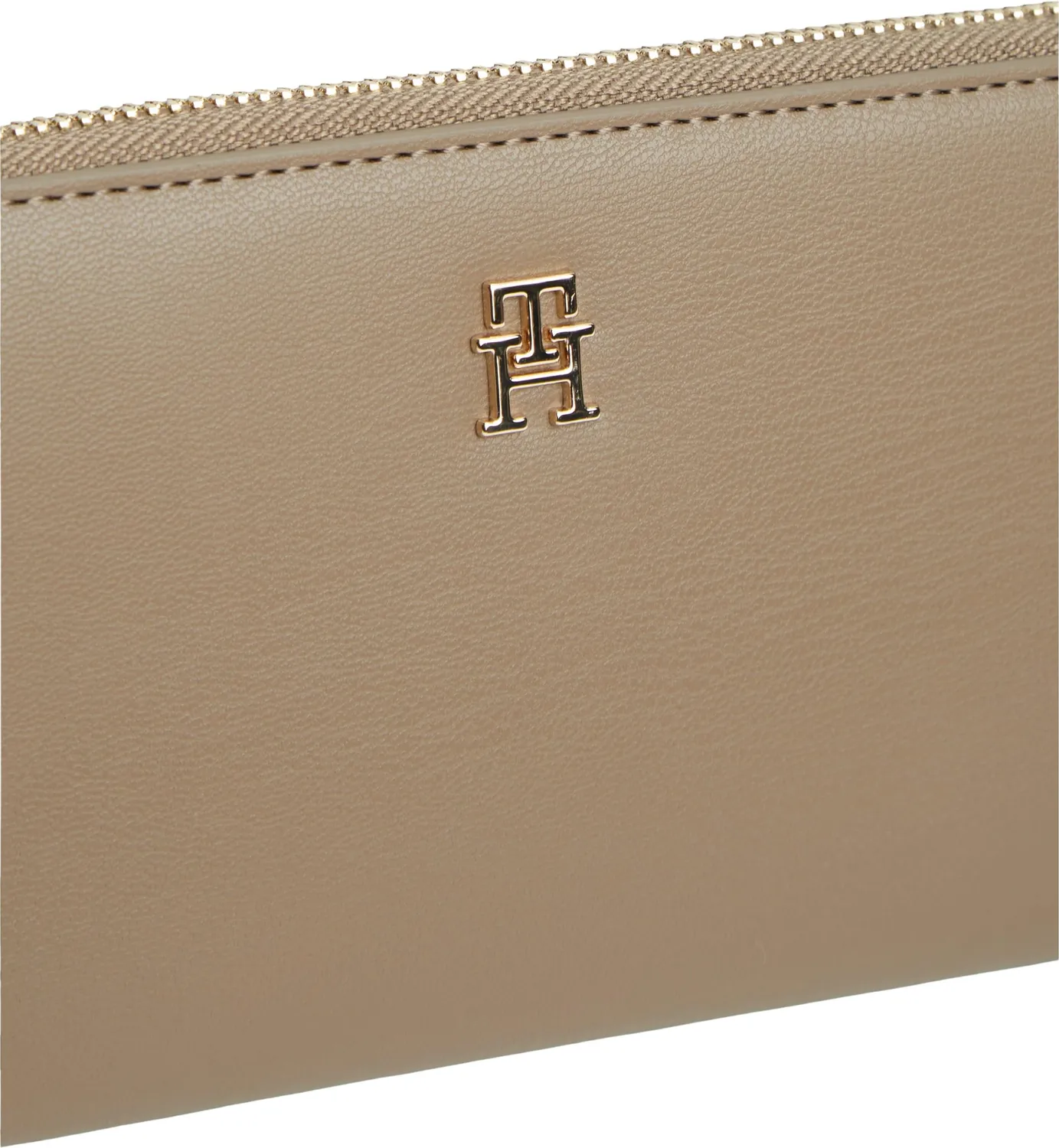 Tommy Hilfiger TH Icon AW0AW17744 Portafoglio Donna Khaki Large