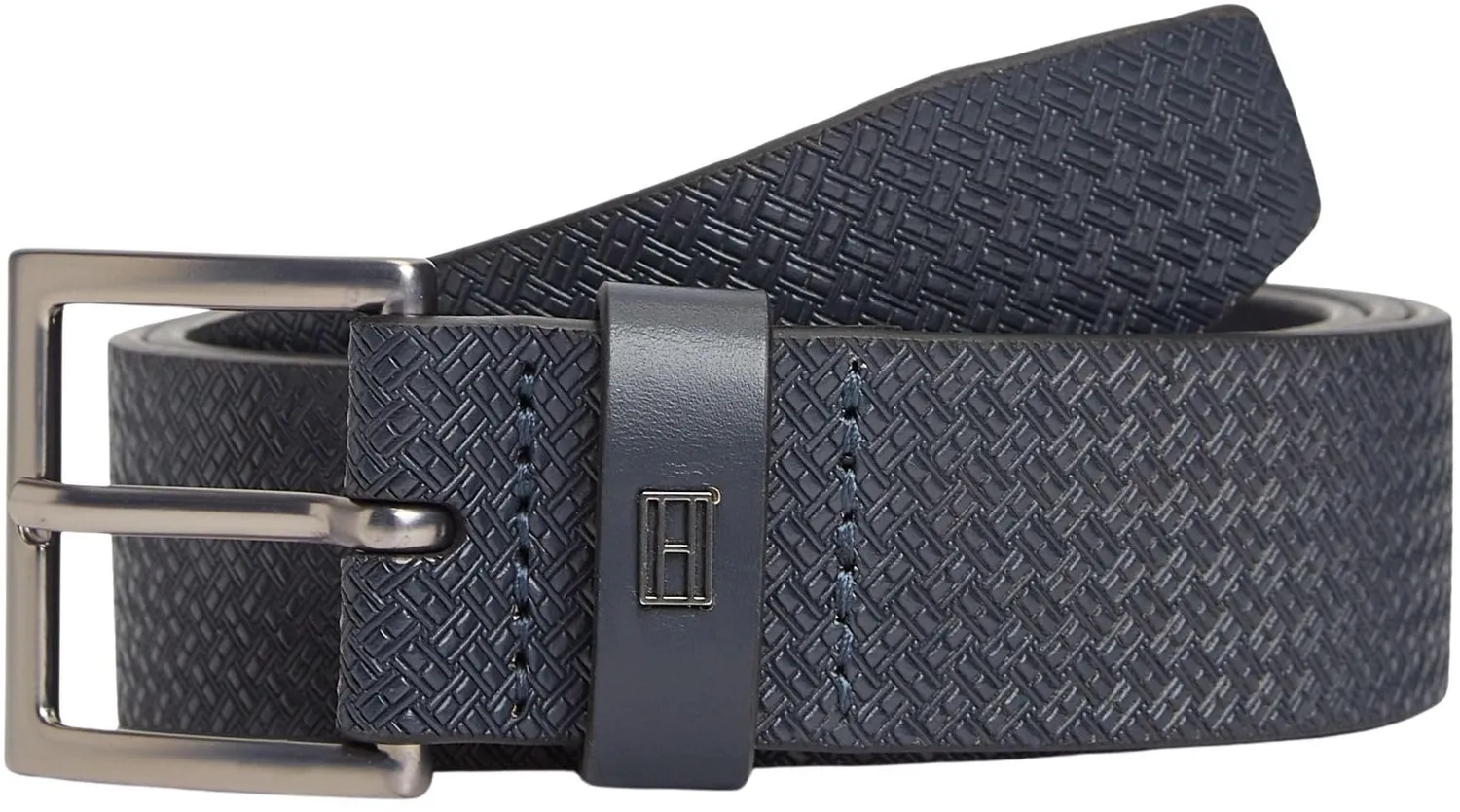 Tommy Hilfiger Soho Flag Cintura Uomo 105 cm Blu