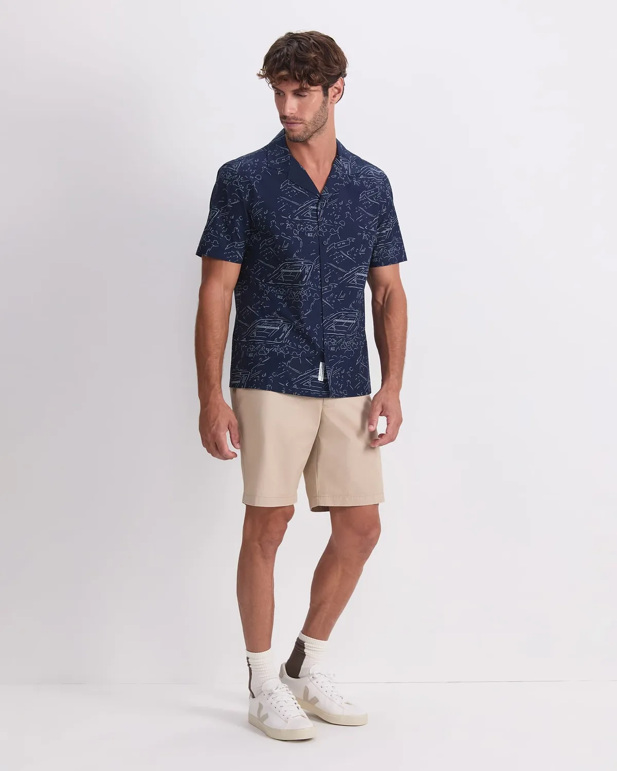 Sportscraft Rally camicia cotone fantasia maniche corte