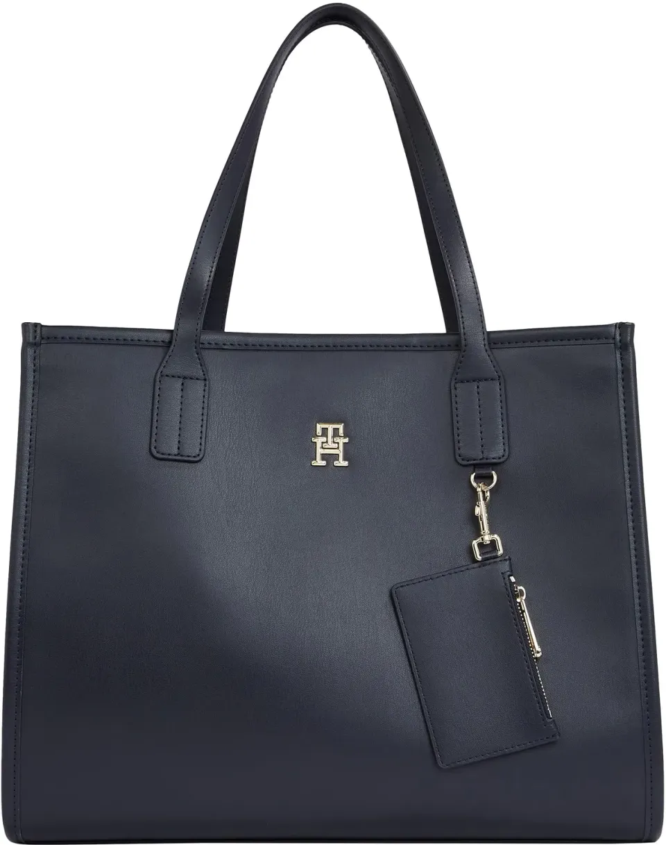 Tommy Hilfiger Tote pelle sintetica borsa donna blu onesize