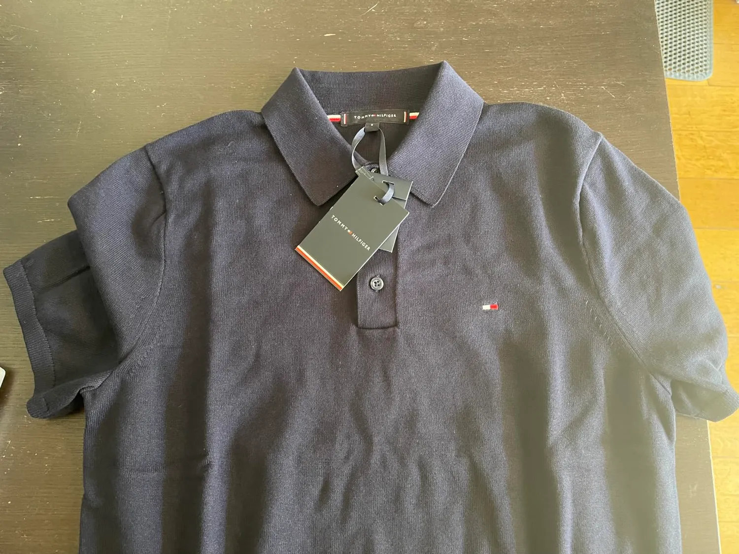 Tommy Hilfiger Essential Polo Uomo Cotone Desert Sky