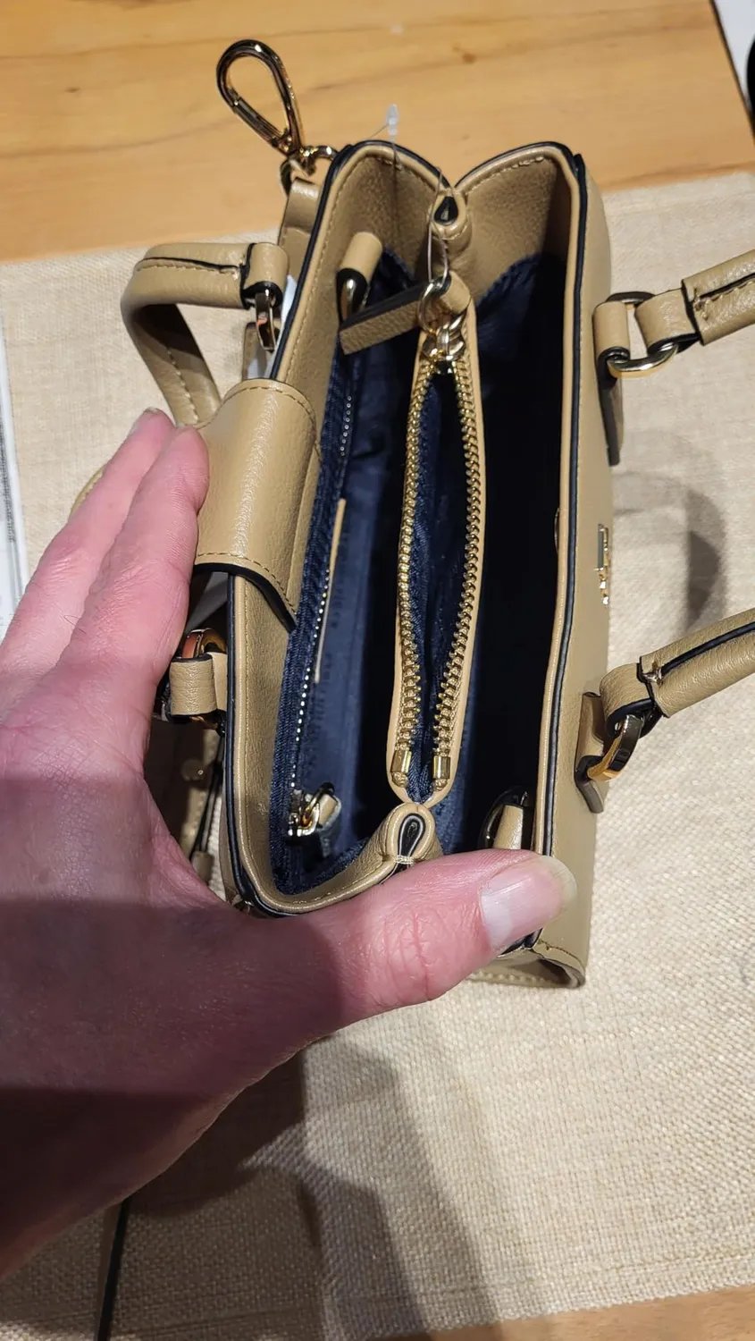 Tommy Hilfiger Daily Mini Tote AW0AW18379 borsa khaki tela