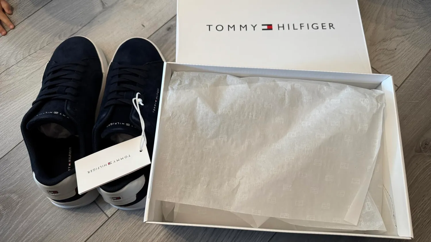 Tommy Hilfiger TH Court Core sneakers basse 46 EU scamosciato