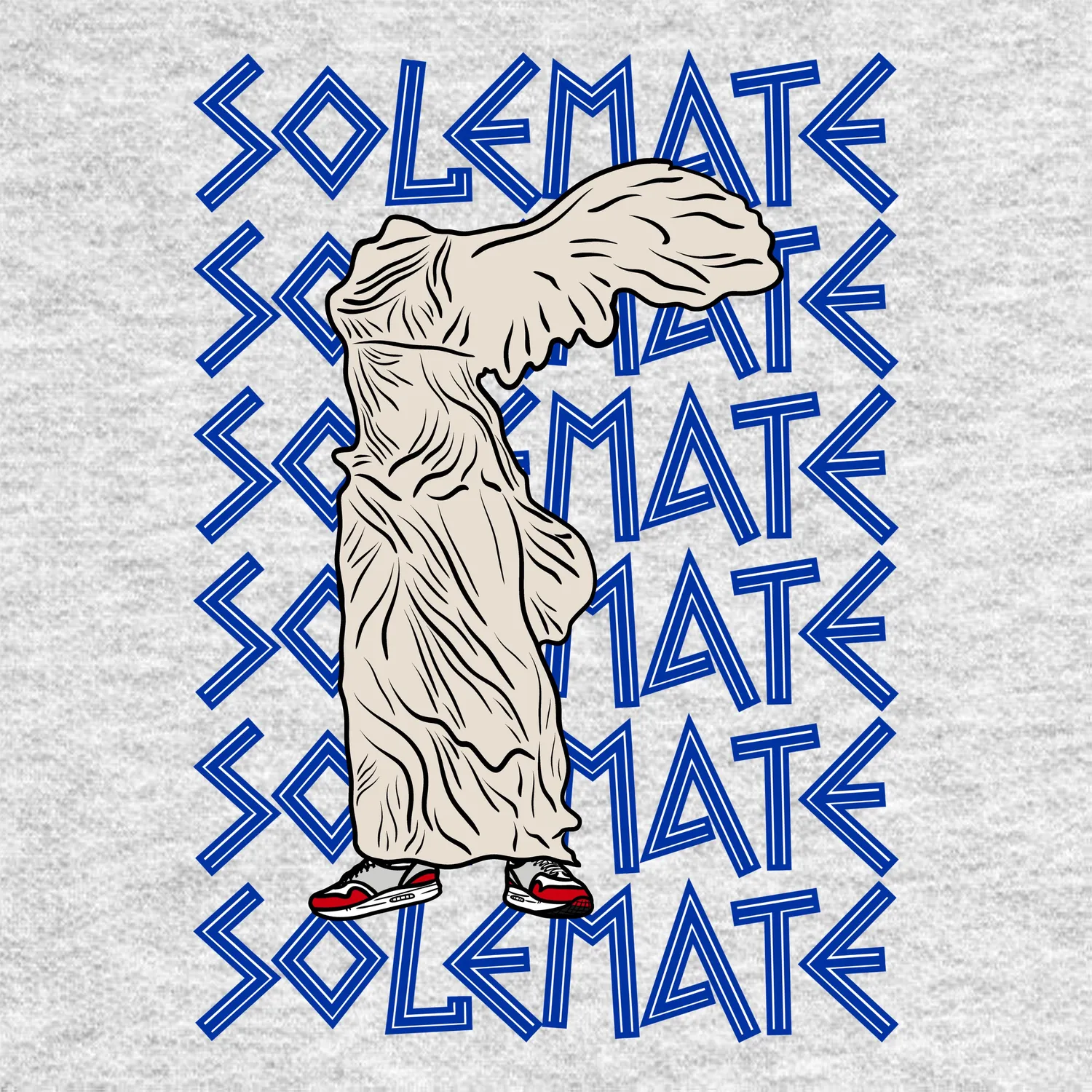 Solemate Icons Greek Victory felpa panna cotone bio