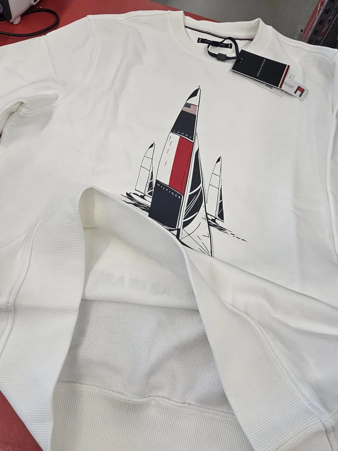Tommy Hilfiger Us Sailgp Graphic Crewneck MW0MW44686 Felpa XXL