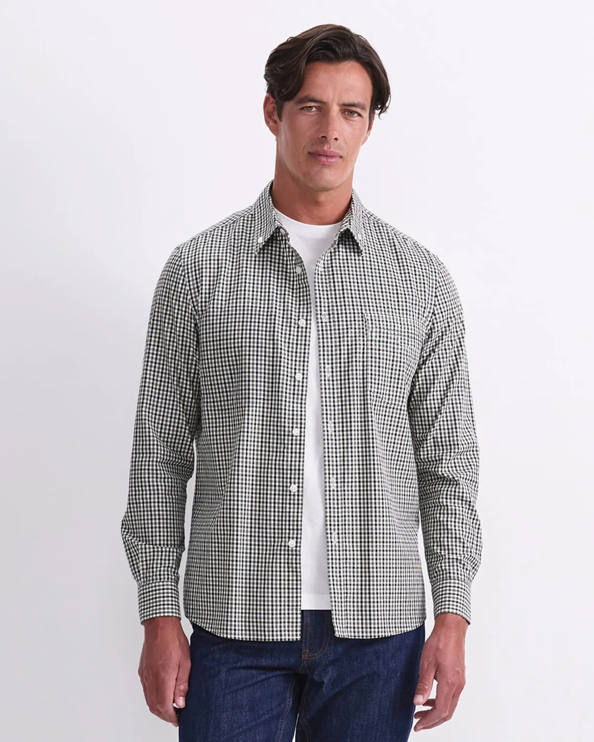 Sportscraft David Long Sleeve Check Shirt camicia uomo cotone