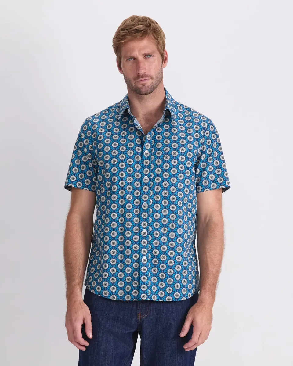Sportscraft Walter camicia manica corta stampa Liberty