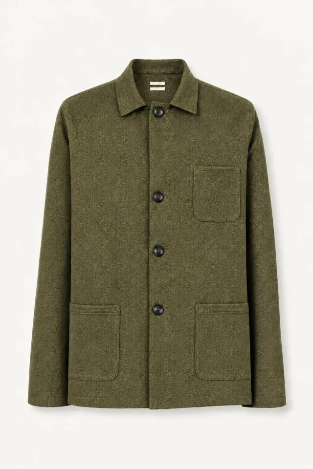 Massimo Alba Florida giacca uomo military lana cashmere