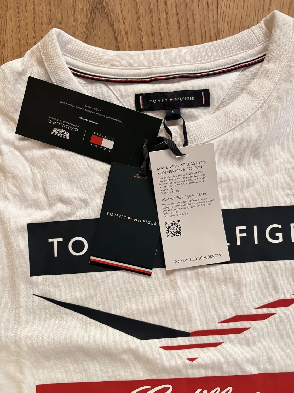 Tommy Hilfiger TH X Cadillac F1 t-shirt donna XXL Chevron