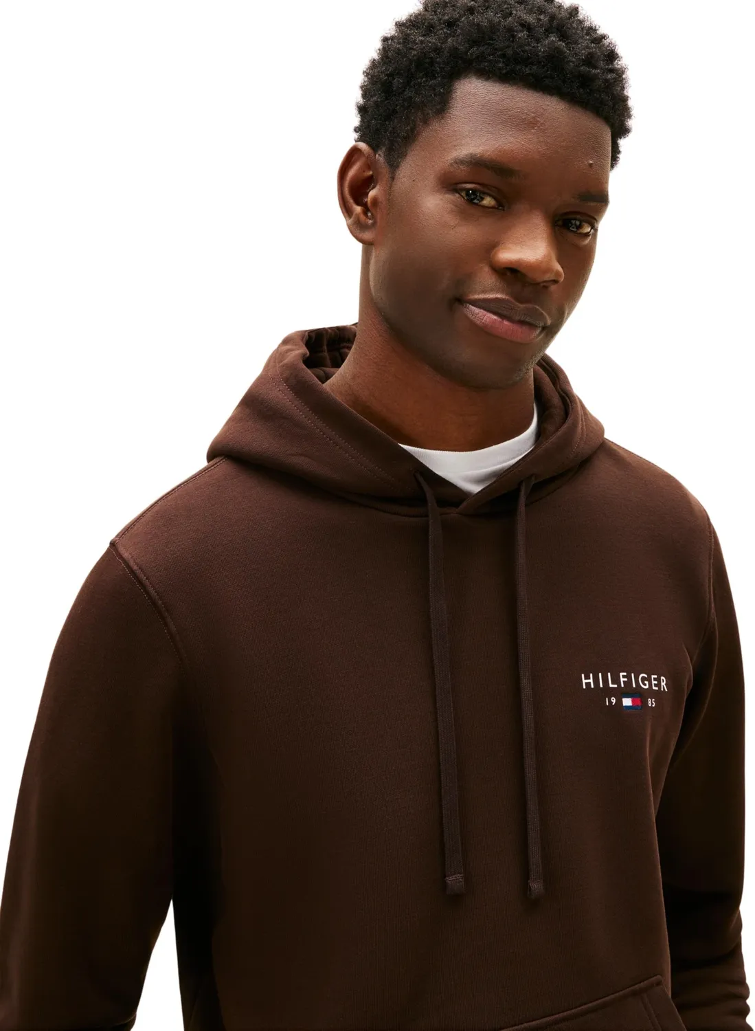 Tommy Hilfiger Brand Love felpa unisex M con cappuccio